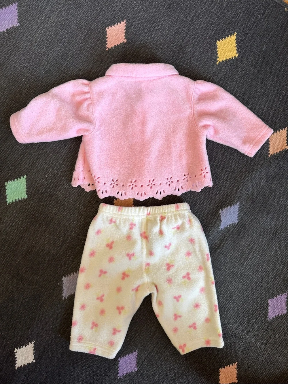 Cute Duckling Fleece Set Jacket & Pants